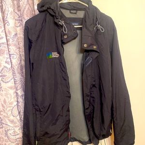 Lands End wind/rain breaker jacket. Used a handful of times by employees. EUC!!